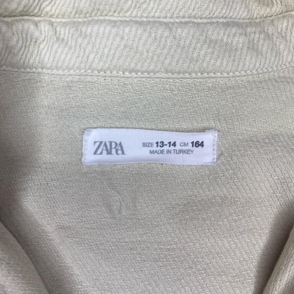 Tan zara kids Shacket - Picture 3 of 5